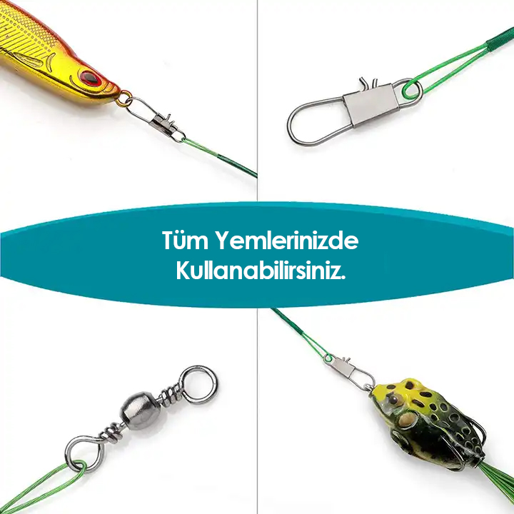 Klipsli Fırdöndülü Çelik Tel 72’li Kartela Set - Savex