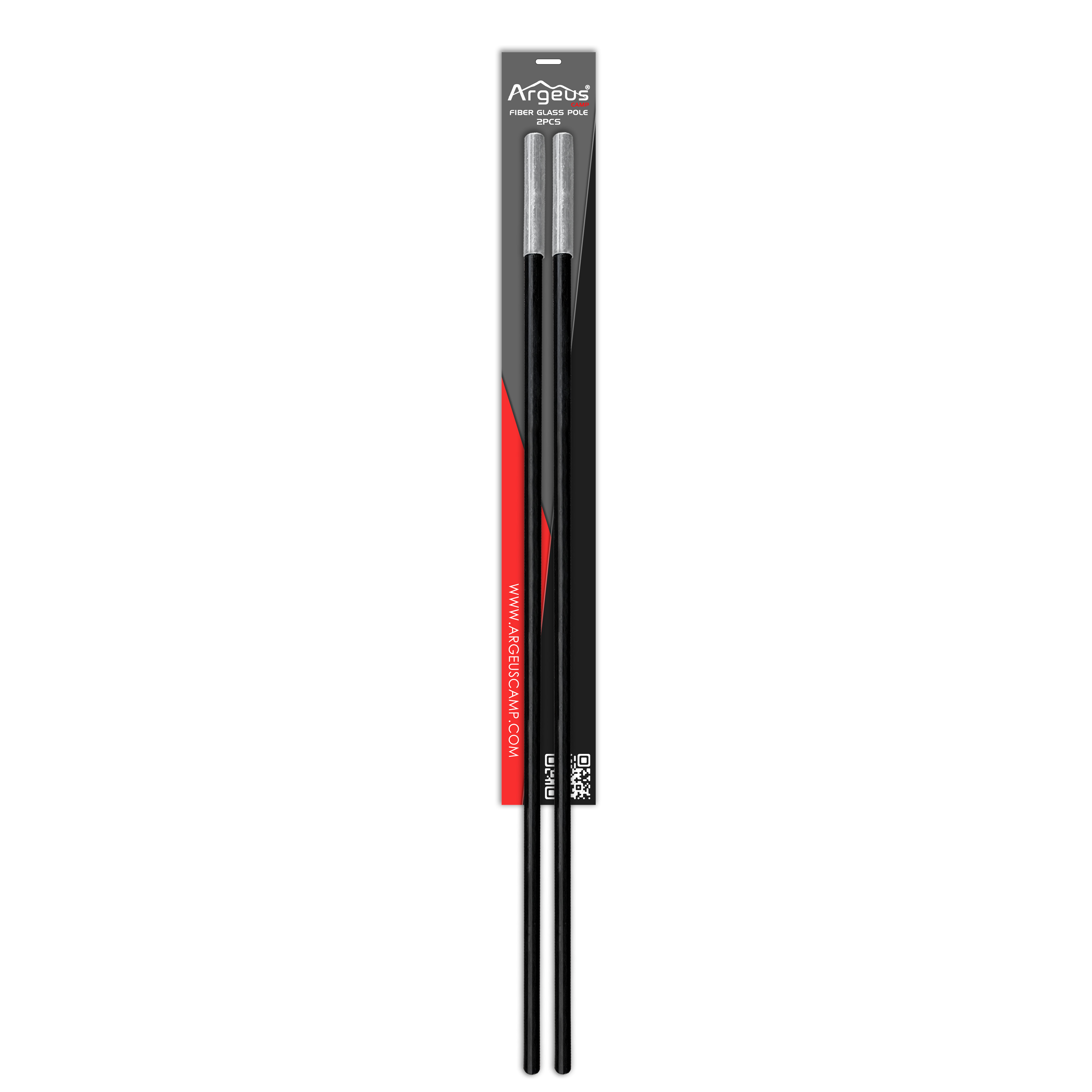 Argeus 2’li Yedek Fiber Çadır Çubuğu(Polü) 50*11 mm  (666)