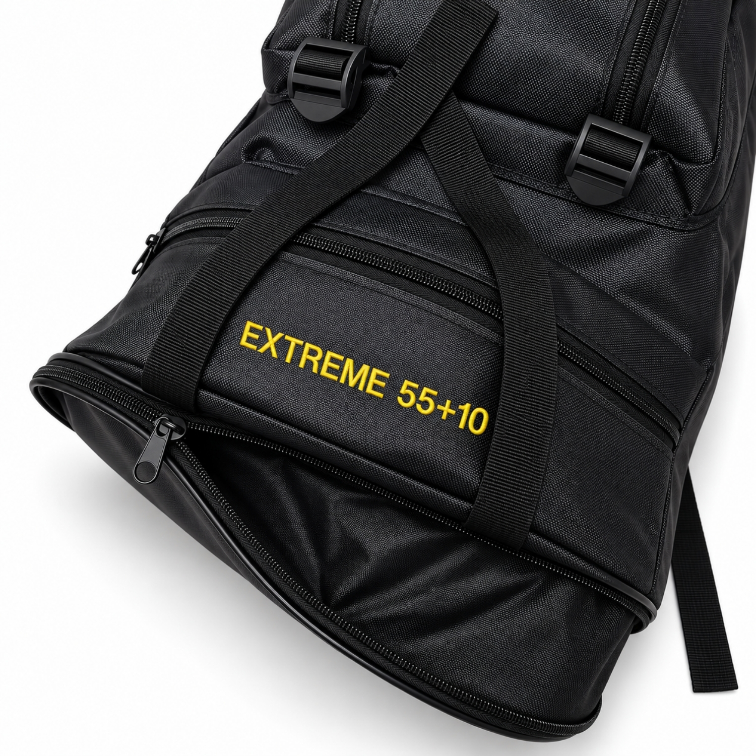 Profesyonel Körüklü Sırt Çantası - Savex - 55+10 LT - Siyah