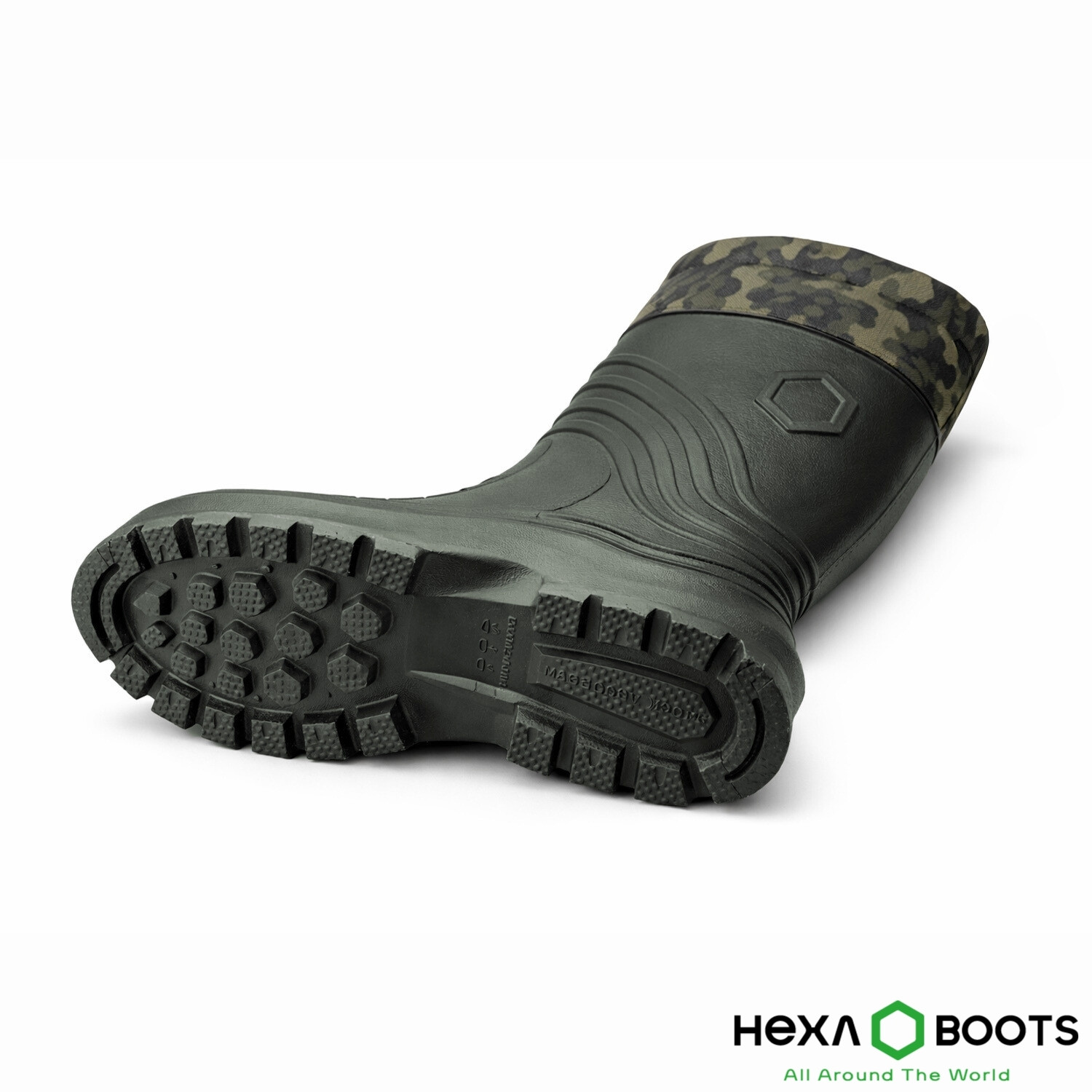 Ultra Hafif EVA Uzun Avcı Çizmesi - Haki - Konçlu - Hexa Boots