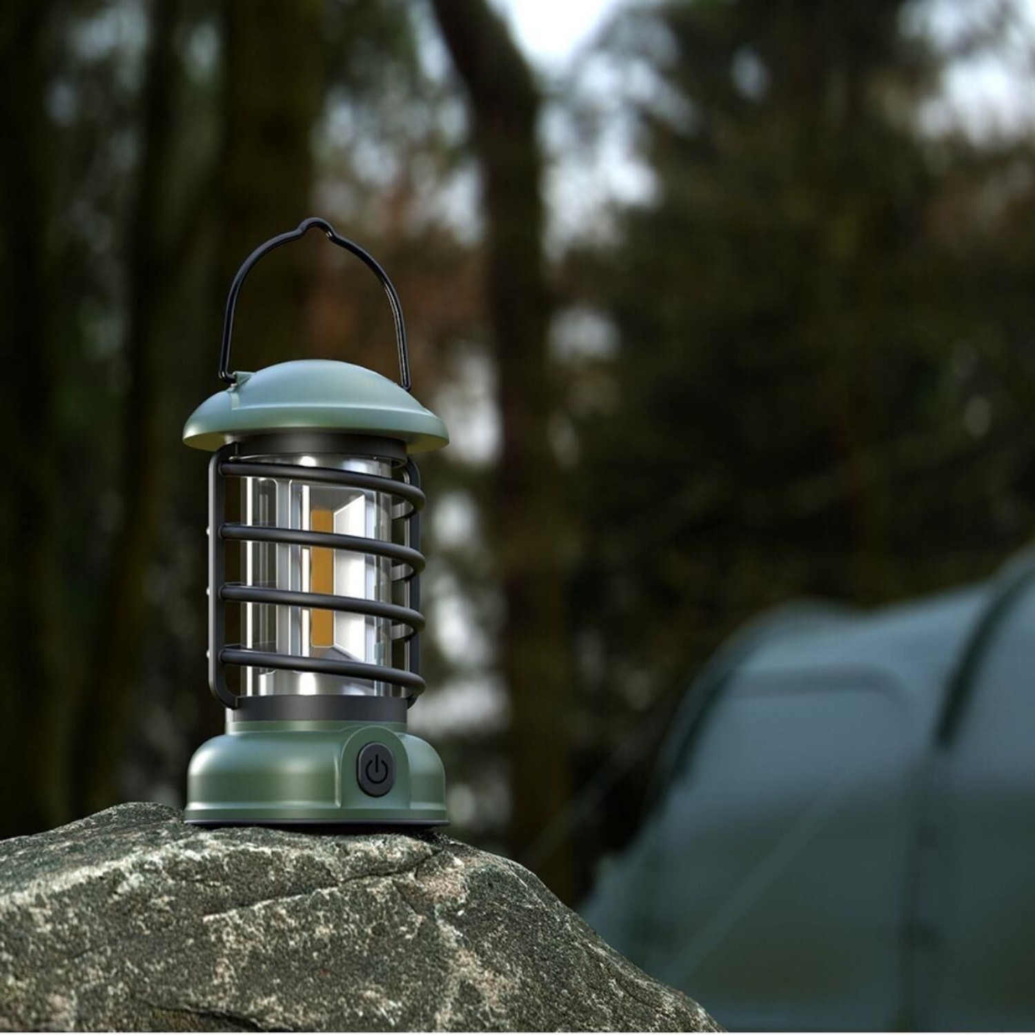 Kamp Lambası - 300 Lümen - Madfox Vintage Glamping - Kırmızı - 547320