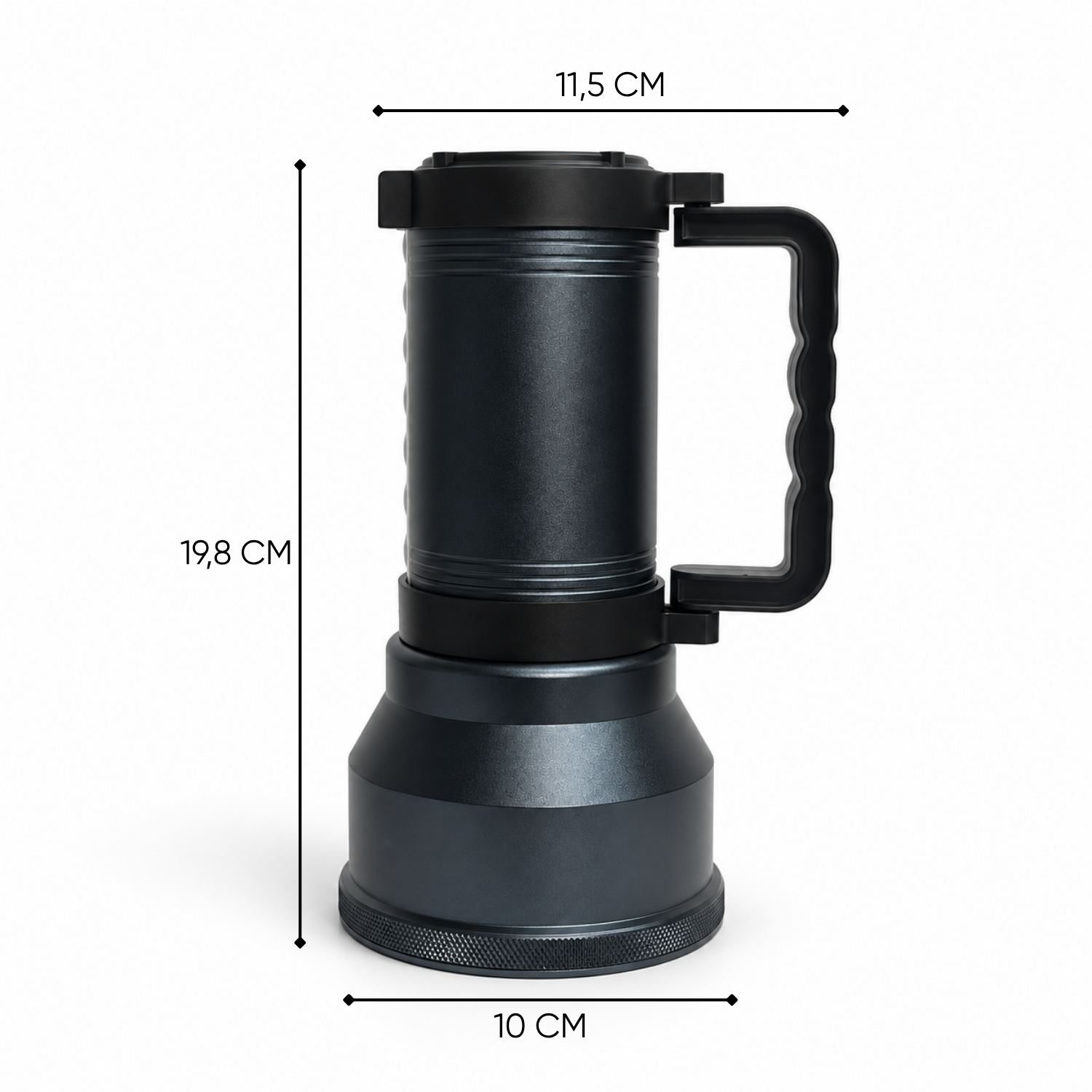 Şarj Edilebilir El Feneri - Şarjlı Projektör - 15 Watt - DAT - DT-827