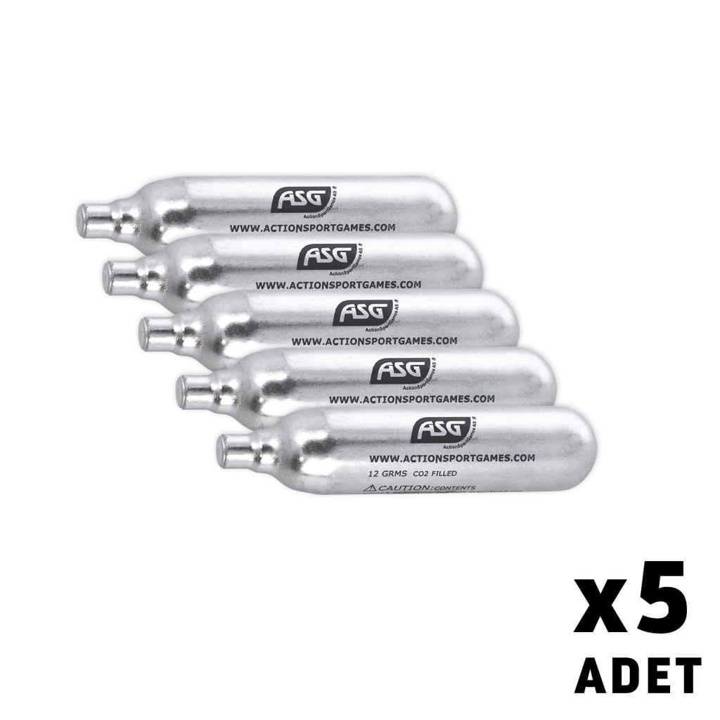ASG 12 gr CO2  Airsoft Tüpü - 5 Adet