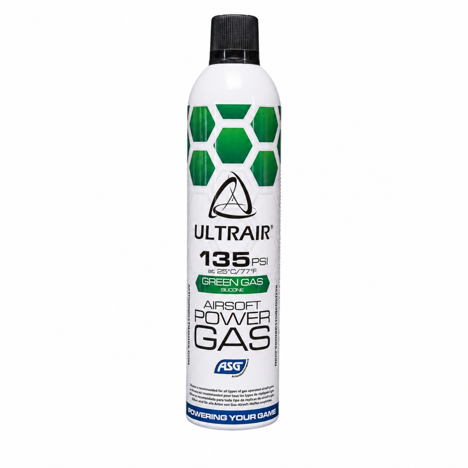 ASG Ultra Air Power Green Gas 570 ML Silikonlu 135 PSI