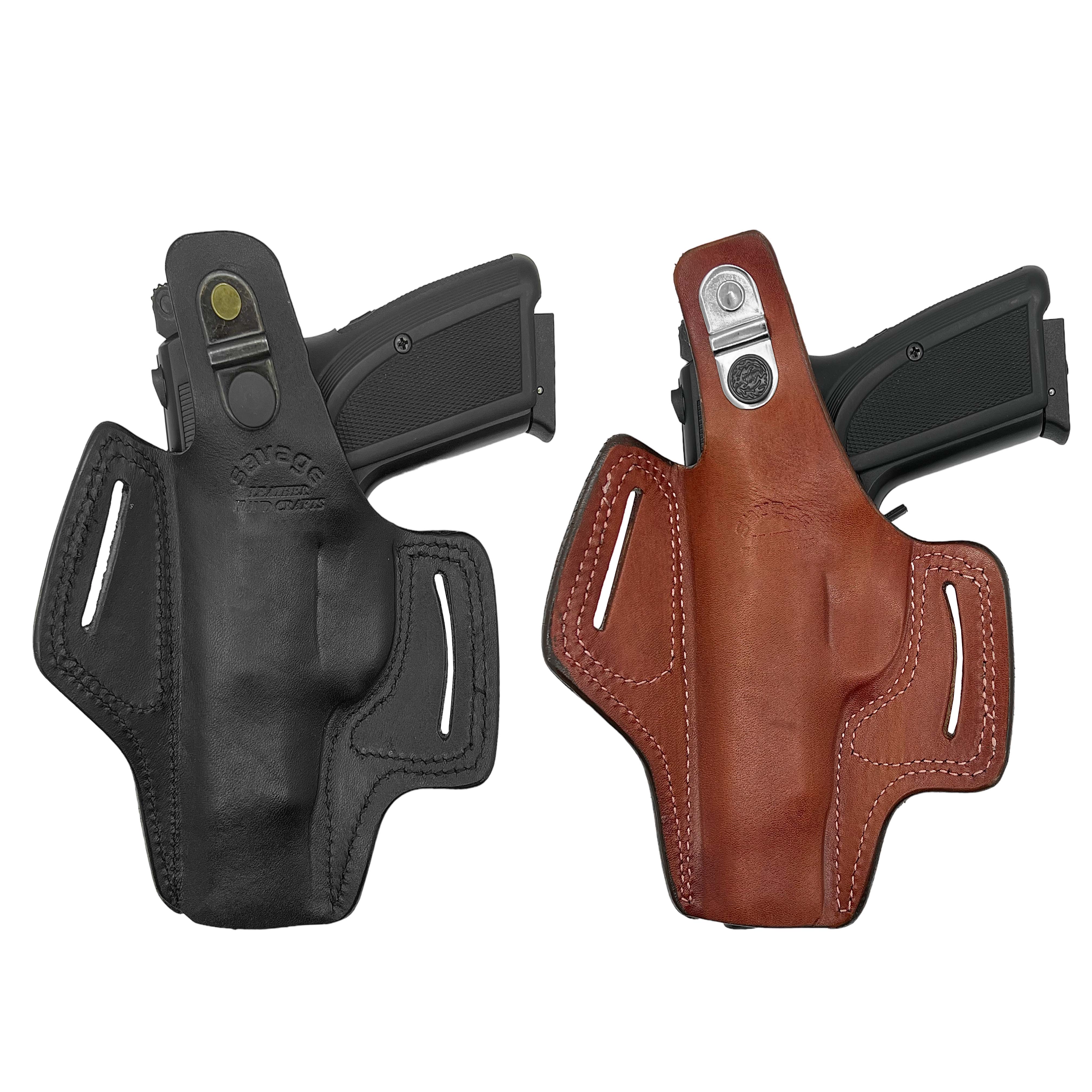 Savage Kelebek Belt Tabanca Kılıfı CZ 75 - Kahve
