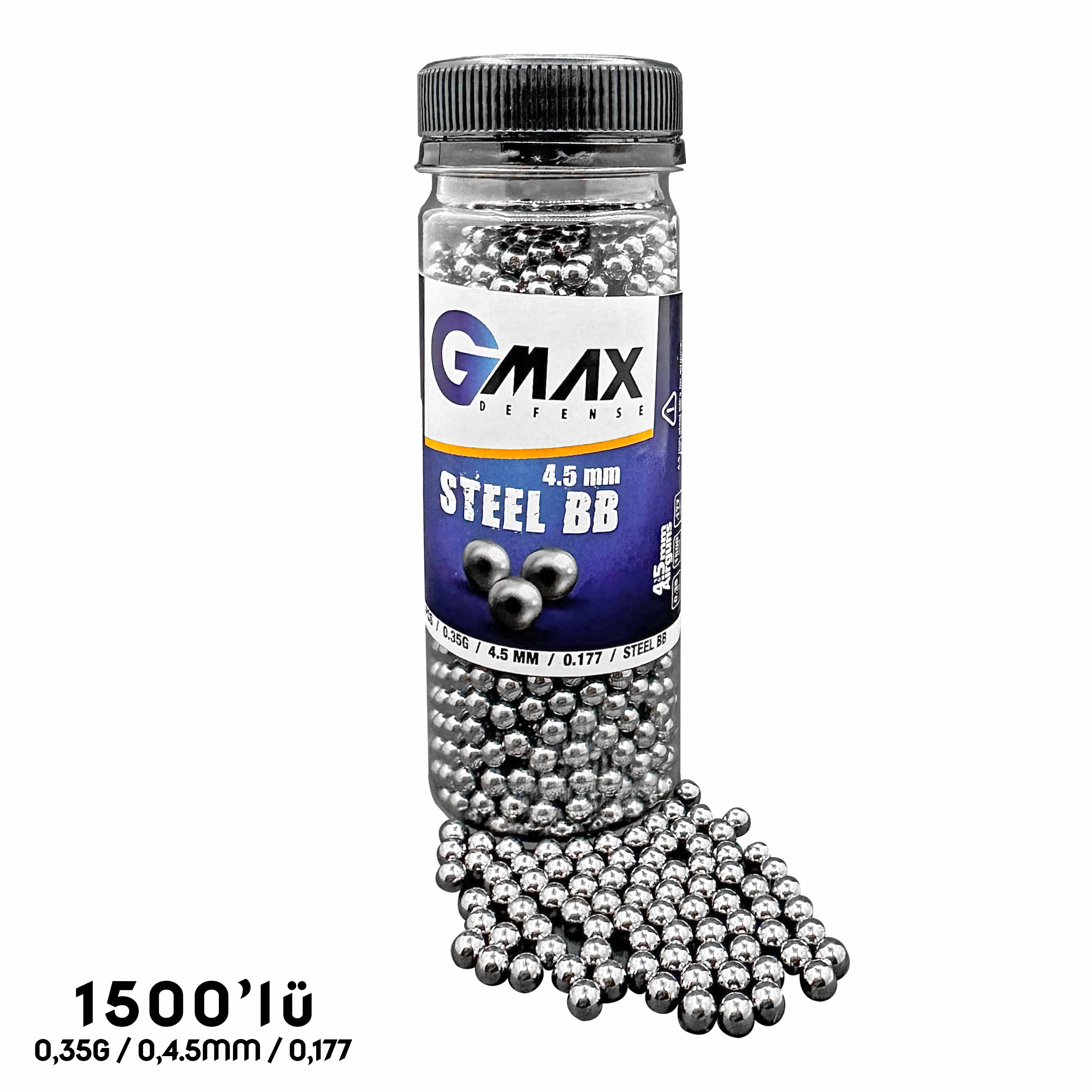 Gmax Çelik Bilye 4.5 mm (1500’lü)