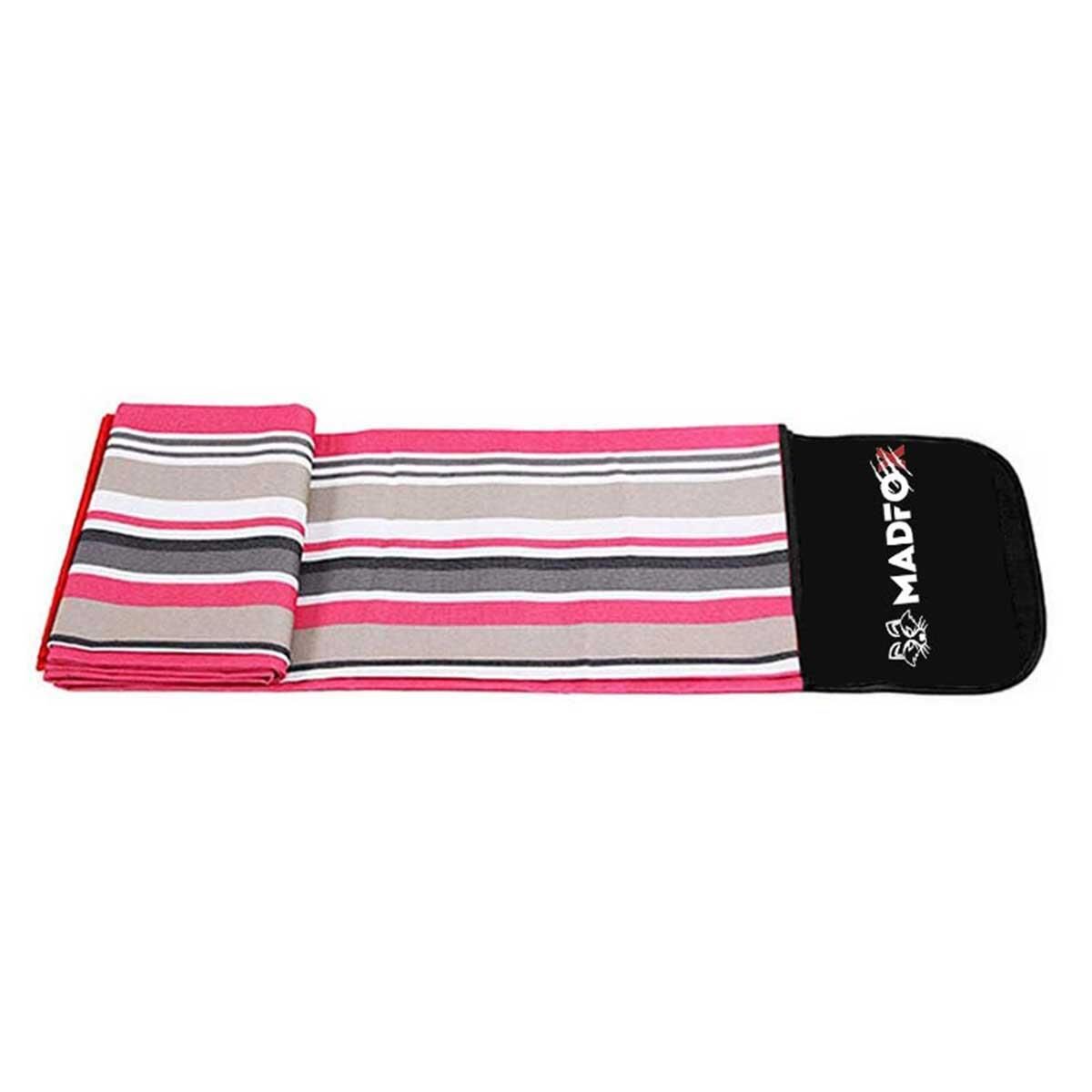 Piknik Kamp Örtüsü - Su Geçirmez - Madfox Skyloft - Red Stripe - 546255