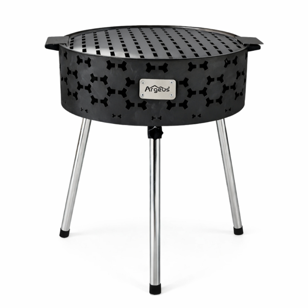 Taşınabilir Kömür Barbekü Mangal  - Büyük - 44cm*13cm*67cm