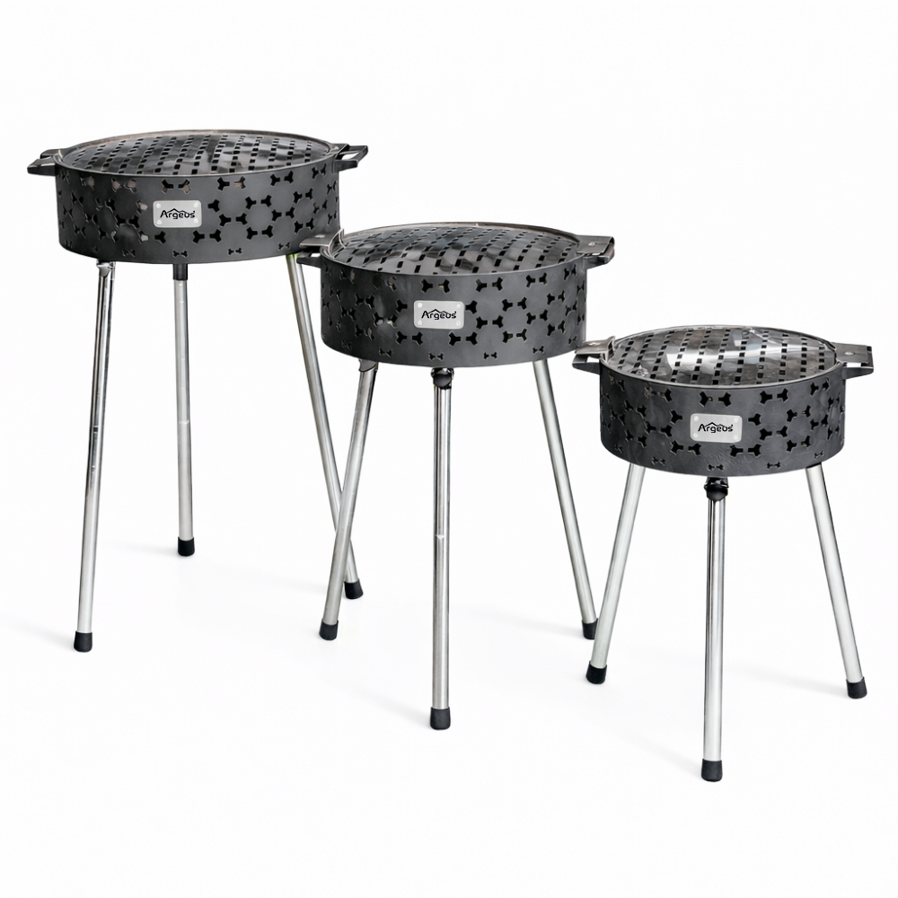 Taşınabilir Kömür Barbekü Mangal  - Büyük - 44cm*13cm*67cm
