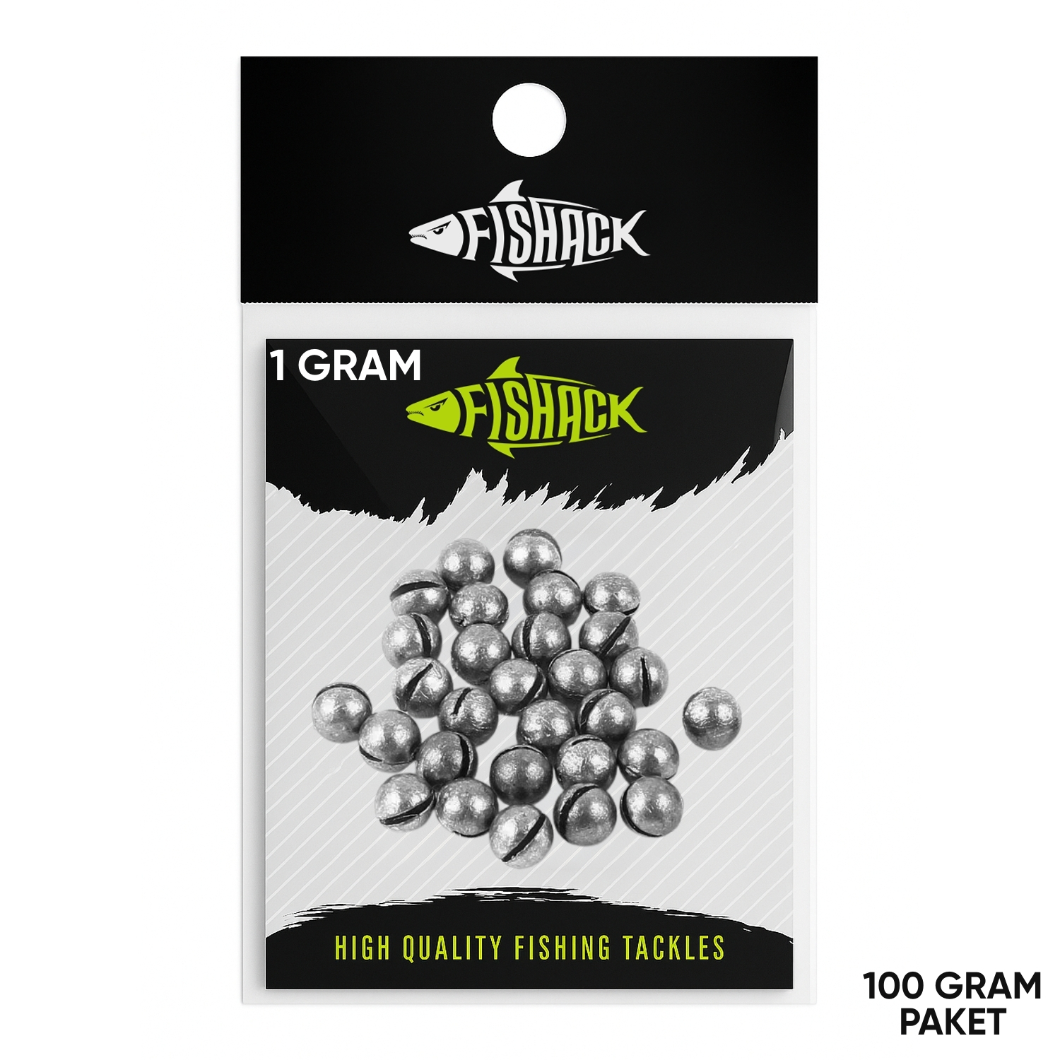 Kıstırma Yarma Kurşun - Kesikli Olta Kurşunu - 1 Gram (100 gr)