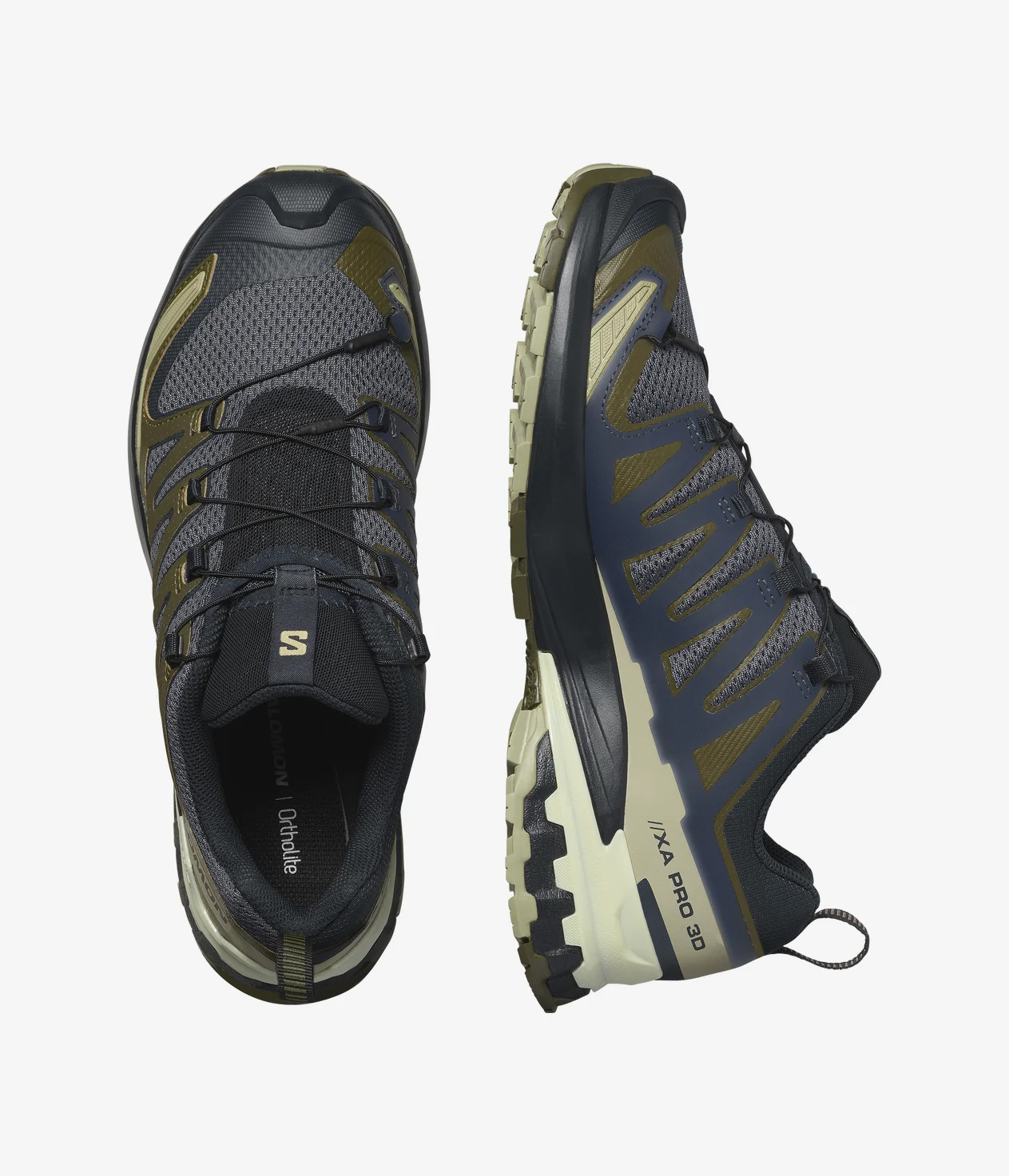 Salomon XA PRO 3D V9 Erkek Koşu Ayakkabısı - India Ink/Olive Night/Aloe Wash