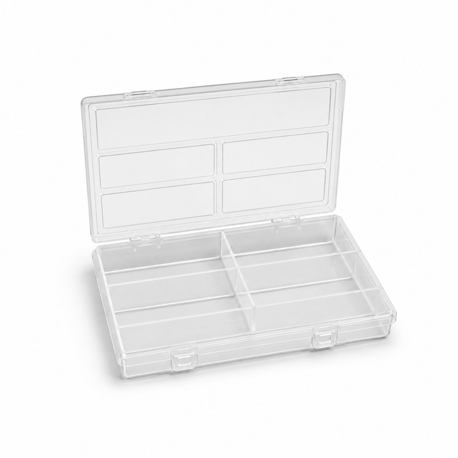 Organizer Kutu - Şeffaf Malzeme Kutusu - 5 Bölmeli - Küçük (ASR-4010)