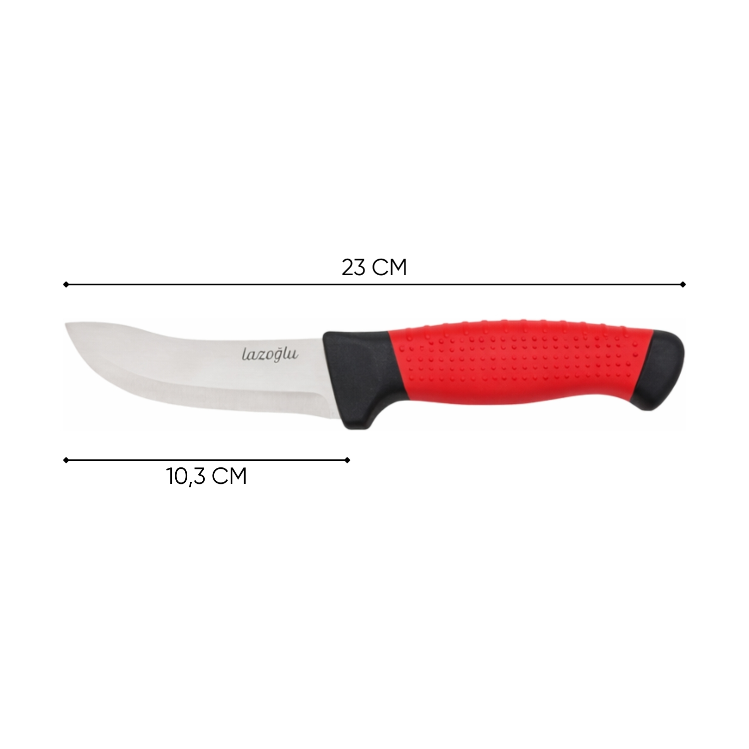 Kasap Bıçağı - Lazoğlu Redmaster - 3’lü Bıçak Seti - Kesme Doğrama - Silikon Sap