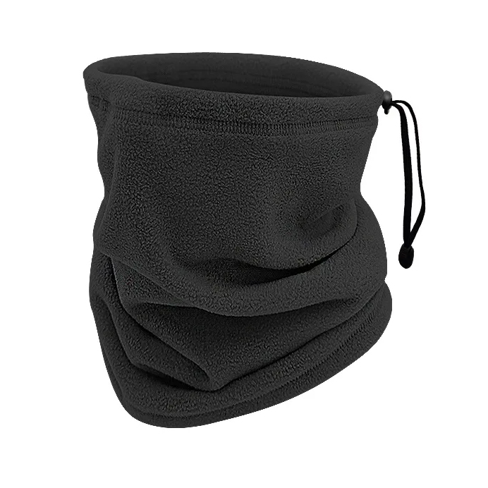 3’lü Kışlık Set Polar Bere, Eldiven, Boyunluk -  Warm - Siyah - (SBLN.008)