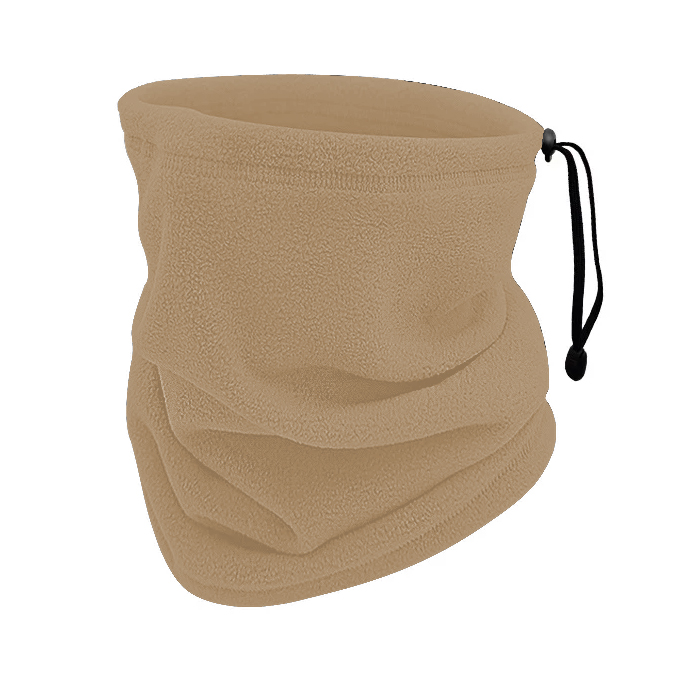 3’lü Kışlık Set Polar Bere, Eldiven, Boyunluk -  Warm - Kum - (SBLN.008)