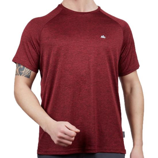 Spor Erkek Tişört - Terletmez Kumaş - Speedwick Move - Bordo