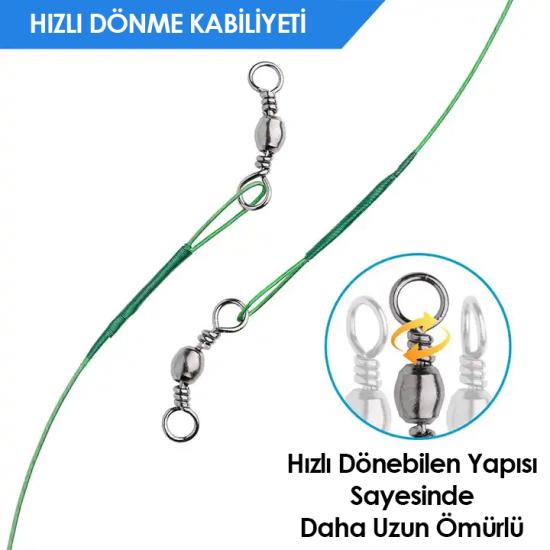 Klipsli Fırdöndülü Çelik Tel 72’li Kartela Set - Savex