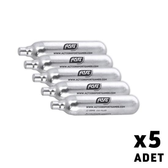 ASG 12 gr CO2  Airsoft Tüpü - 5 Adet