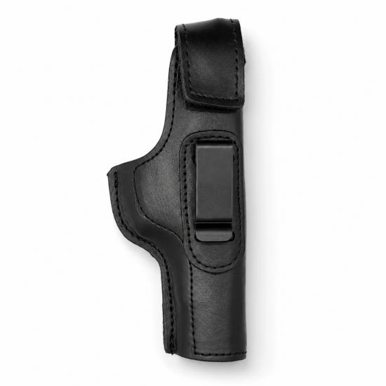 Savage Cırtlı Maşalı Napa Deri Tabanca Kılıfı Glock 19 - Siyah