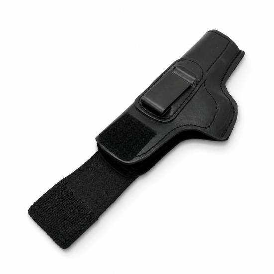 Savage Cırtlı Maşalı Napa Deri Tabanca Kılıfı Glock 19 - Siyah