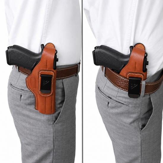 Savage Belt Maşalı Tabanca Kılıfı Glock 19 - Kahve