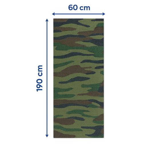 Kamp Matı -  Argeus - 10mm Foam Mat - Kamuflaj - (60*190 cm)