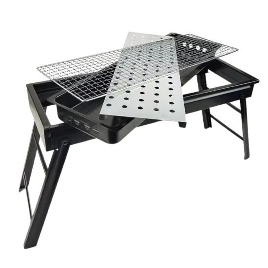 Portatif Katlanabilir Mangal - Madfox Cookout BBQ - Siyah - 547305
