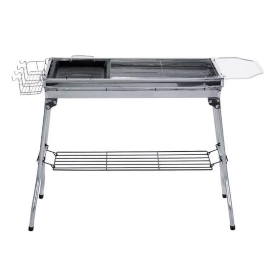 Portatif Katlanabilir Mangal - Madfox Grilmate BBQ - Silver - 547307