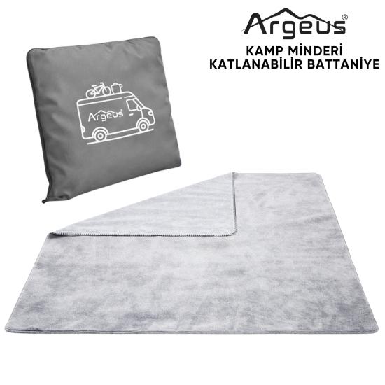 Kamp Minderi & Katlanabilir Polar Kamp Battaniyesi - Argeus - Gri