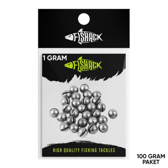 Kıstırma Yarma Kurşun - Kesikli Olta Kurşunu - 1 Gram (100 gr)