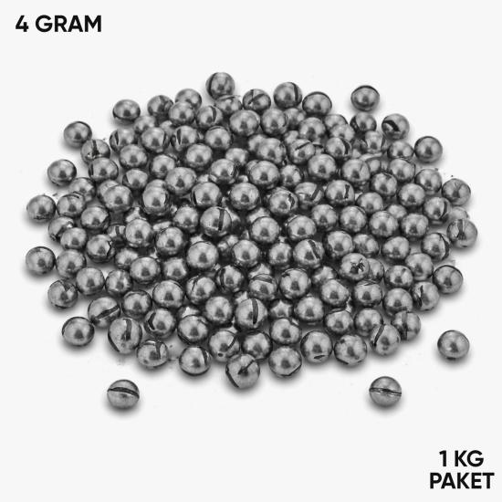 Kıstırma Yarma Kurşun - Kesikli Olta Kurşunu - 4 Gram (1 KG)