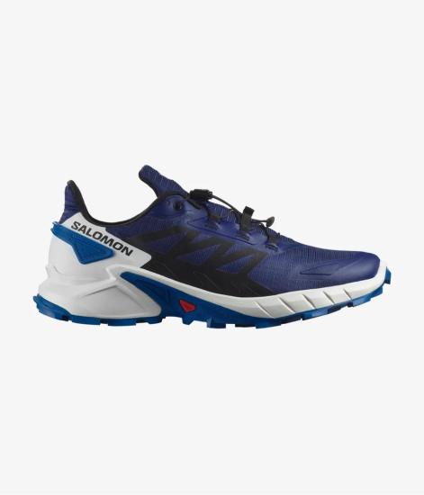 Salomon Supercross 4 Erkek Koşu Ayakkabısı - Blue Print/Black/Lapis Blue