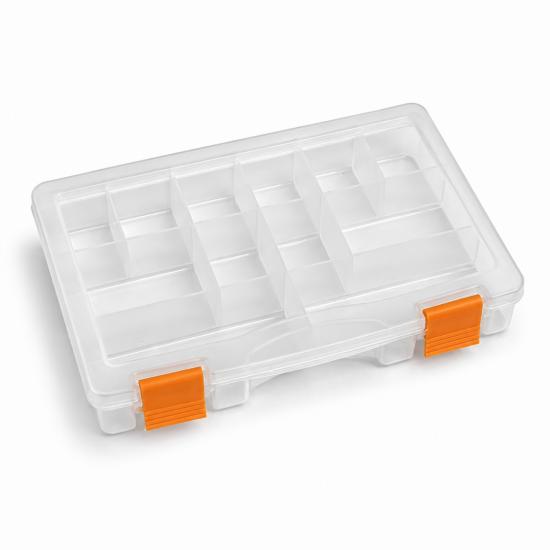 Organizer Kutu - Şeffaf Malzeme Kutusu - 12 Bölmeli 9’’ - (ASR-2063)
