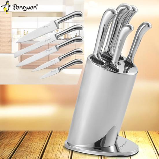 Mutfak Bıçak Seti - 6’lı  - Nora - Inox - Penguen (PNG-1800)