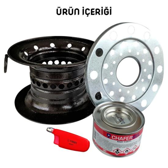 Argeus Jel Yakıtlı Osmanlı Ocağı Turuncu