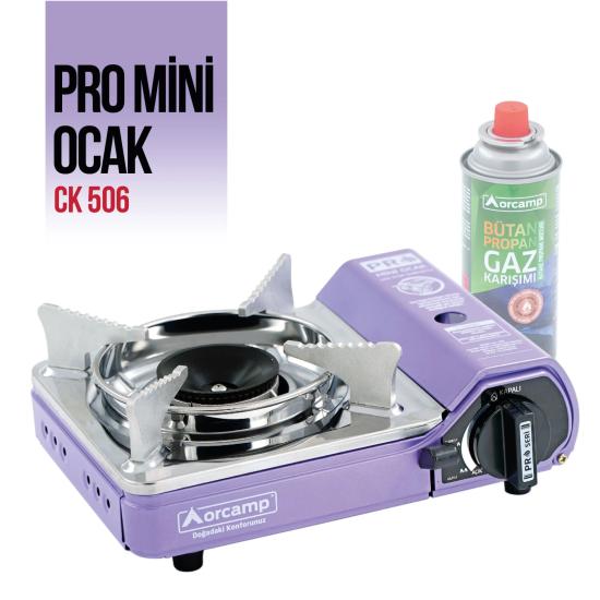 Tekli Çantalı Mini Portatif Ocak - Orcamp - Mor (CK-506)
