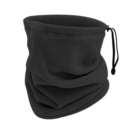 3’lü Kışlık Set Polar Bere, Eldiven, Boyunluk -  Warm - Siyah - (SBLN.008)