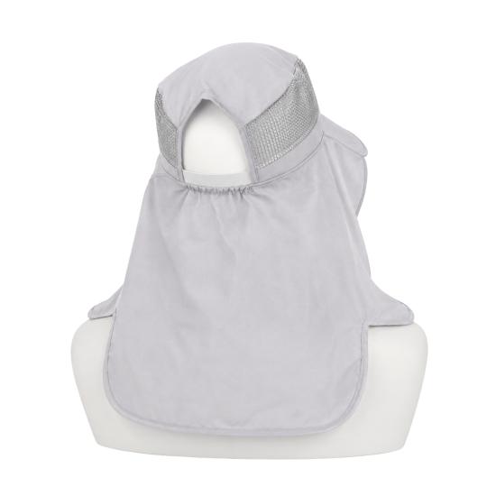 Ense Korumalı Outdoor Şapka - Fileli - Gri - Savex