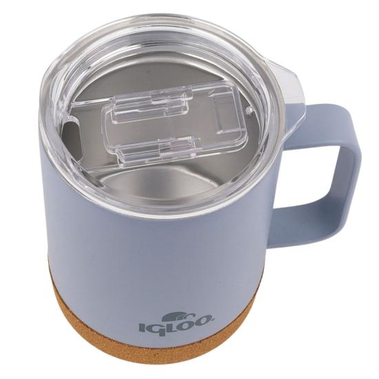 Çelik Mug Termos - Igloo - Cork - 350ml - Duman Mavi - 205696