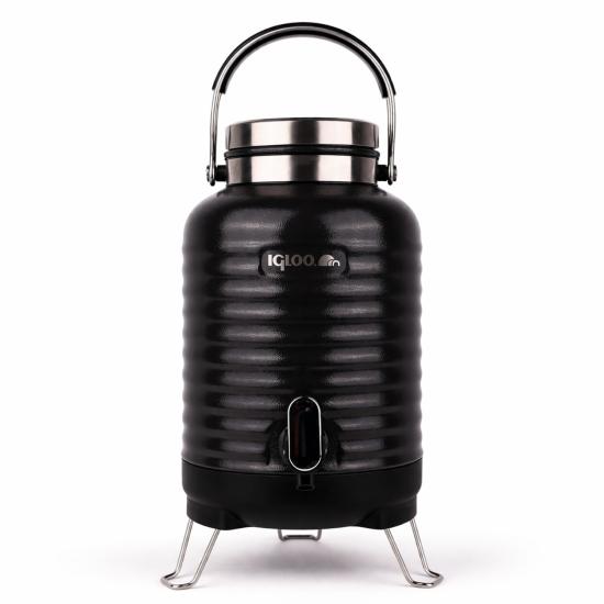Çelik Family Termos - Igloo - Barrel - 5 lt - Siyah - 205865