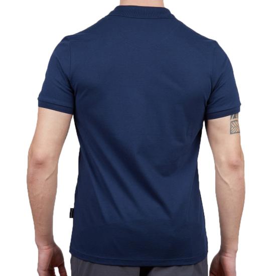 Erkek Polo Yaka Tişört - Pamuklu Spor Tişört - Stratus - Indigo (600303)