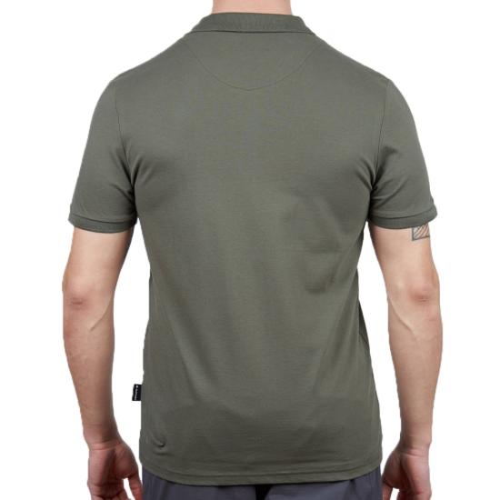 Erkek Polo Yaka Tişört - Pamuklu Spor Tişört - Stratus - Haki (600303)