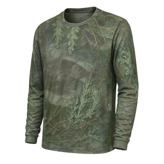 Adaçayı Orman Desenli Mikrofiber Sweatshirt - Avcı Sweatshirt - Hızlı Ku