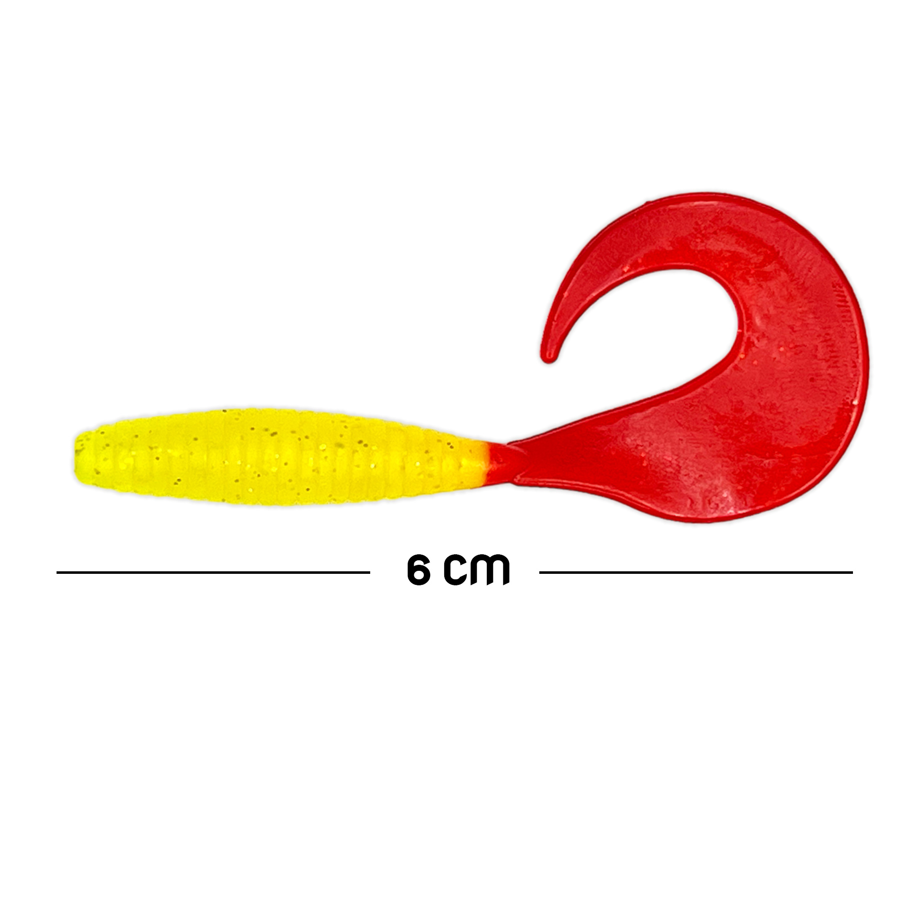 Silikon Kurt Yem - 60mm - Kırmızı/Sarı - 10’lu Paket - Yumy (456-18065)