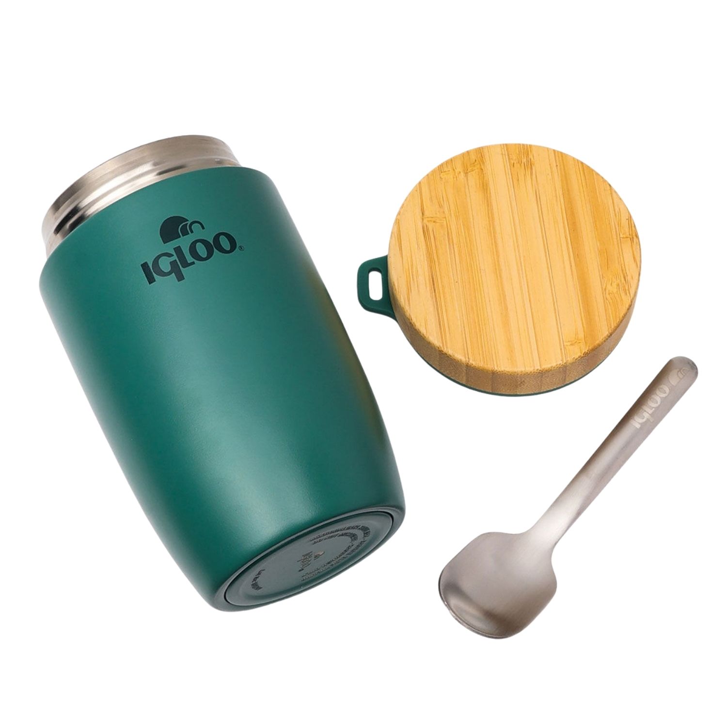 Çelik Yemek Termos - Igloo - Bamboo - 500 ml - Yeşil - 205789