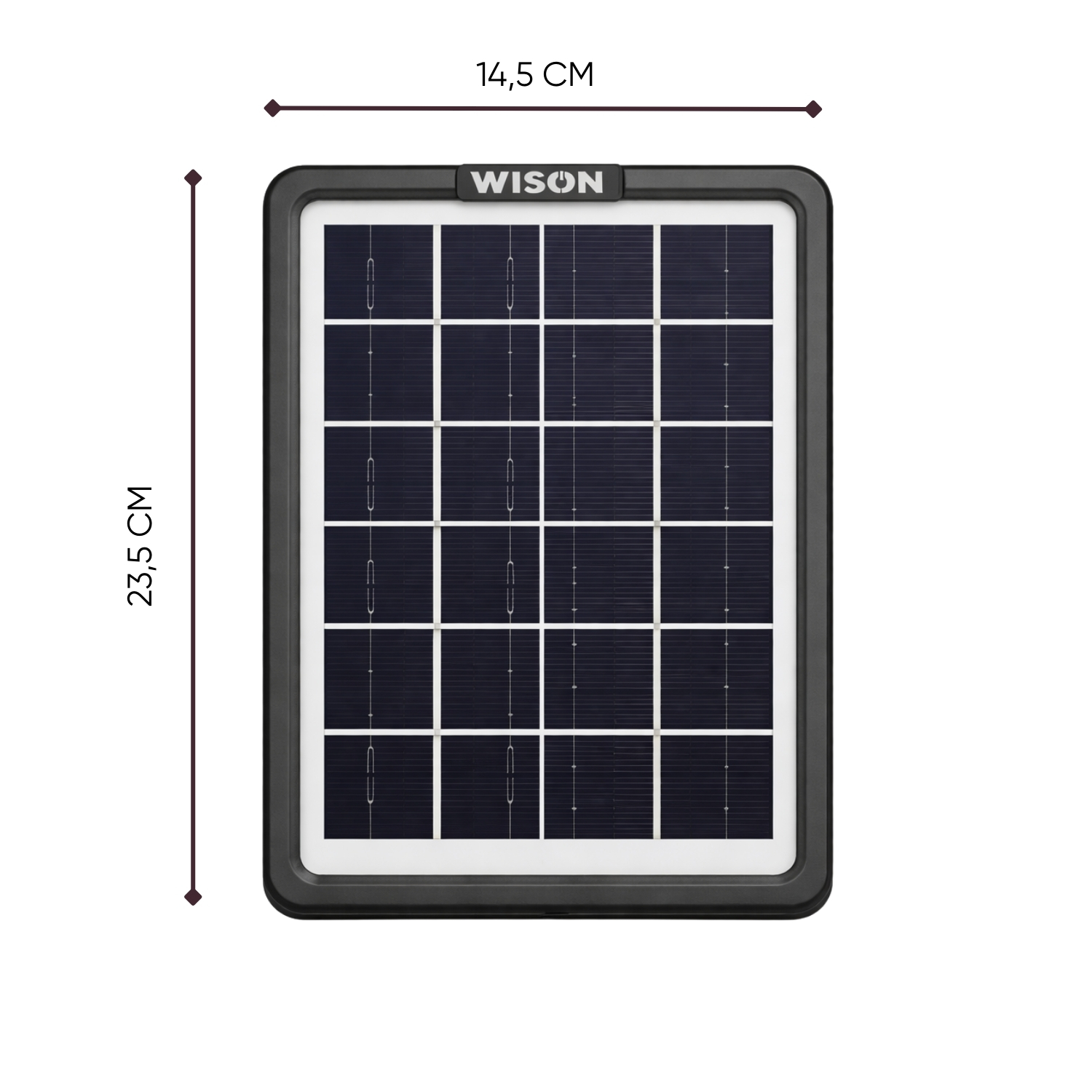 Solar Panelli Şarj Cihazı - 5 Usb Başlıklı - Wison - 3.5 Watt (WS-6010)