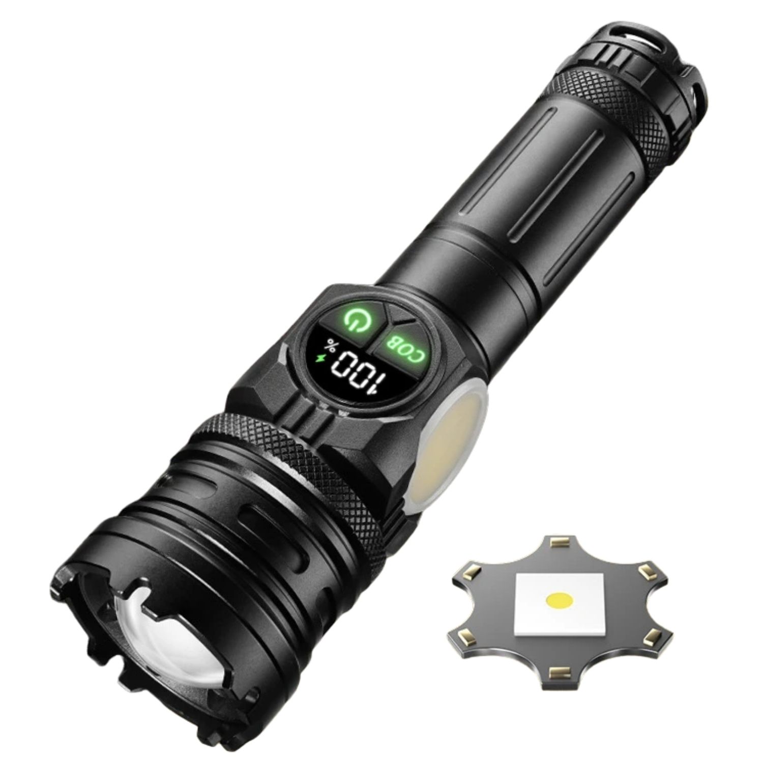 Şarj Edilebilir El Feneri - Wison - 2500 Lümen - 25 Watt